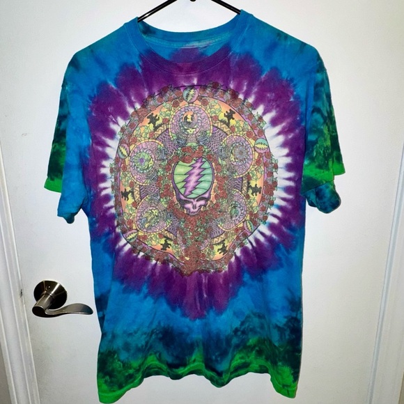 Liquid Blue Other - Liquid Blue Grateful Dead Celtic Mandala China Rider Psychedelic Tie-Dye T-Shirt